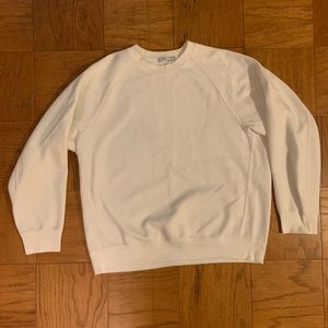 Uniqlo/+J “Dry Sweatshirt” - Off White - L